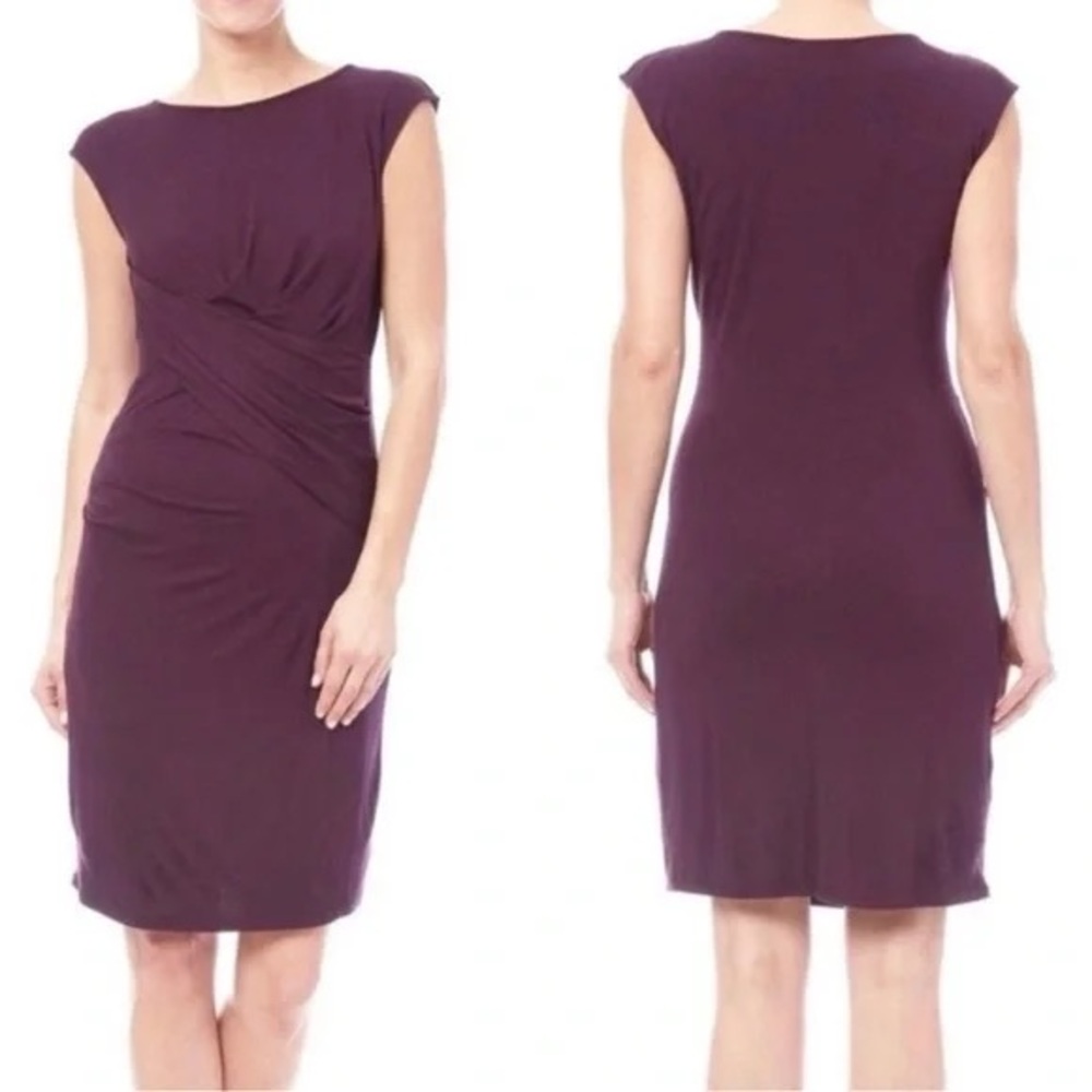 KUT from the Kloth Mollee Faux Wrap Dress Purple Stitch Fix Size 8